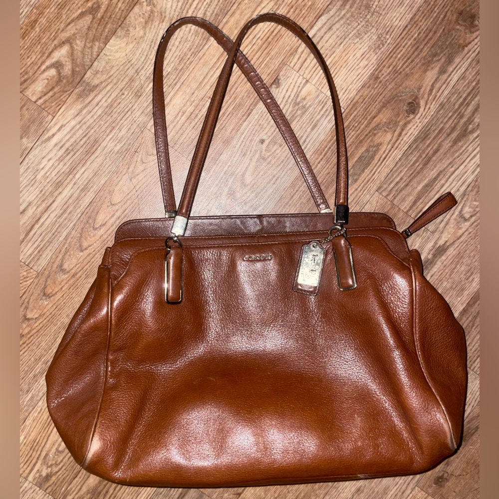 Coach Brown Leather Shoulder Bag